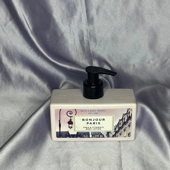Bath & Body Works Bonjour Paris Body Lotion & Pump French Collection 8 oz